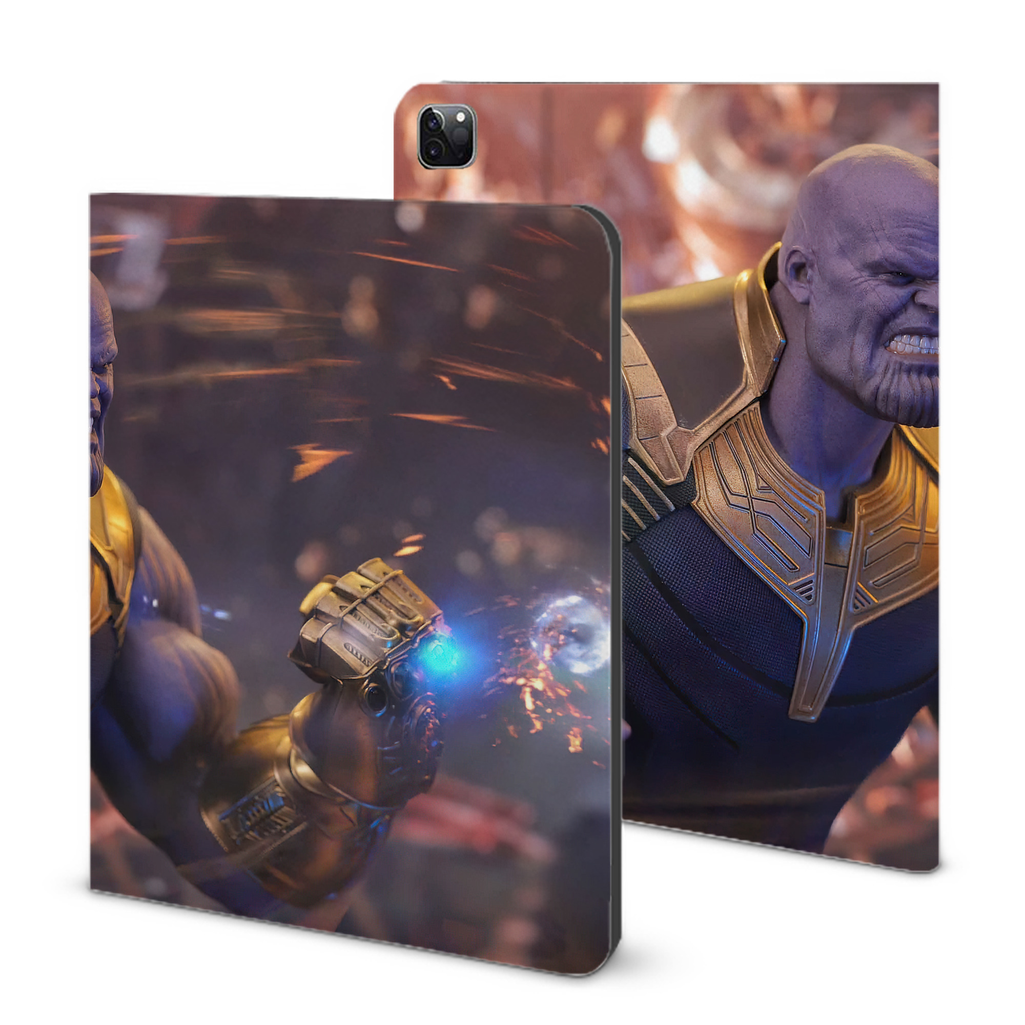 （画像用） アベンジャーズ The Avengers IPad ケース ブック型 PUレザー TPU 耐衝撃 軽量 薄型 ペン収納なし 全面保護 IPad 各モデル対応